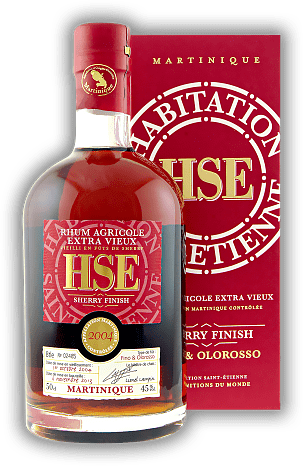 HSE Saint - Etienne Rhum Fino & Olorosso Sherry finish 2004/2013 HSE Saint - Etienne Rhum Fino & Olorosso Sherry finish 2004/2013 Ein finessenreicher Rum. Alter 04/13 - 0,5	 Liter - Vol 45%
