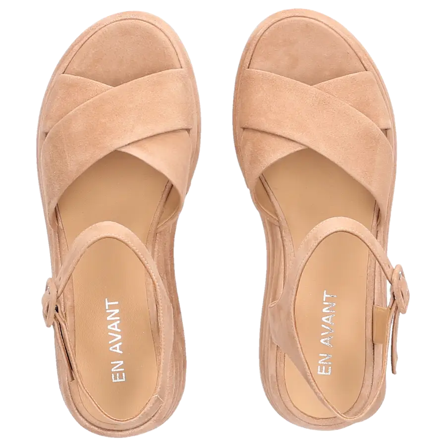 EN AVANT - Sandalen 2666 Kalbsleder - beige