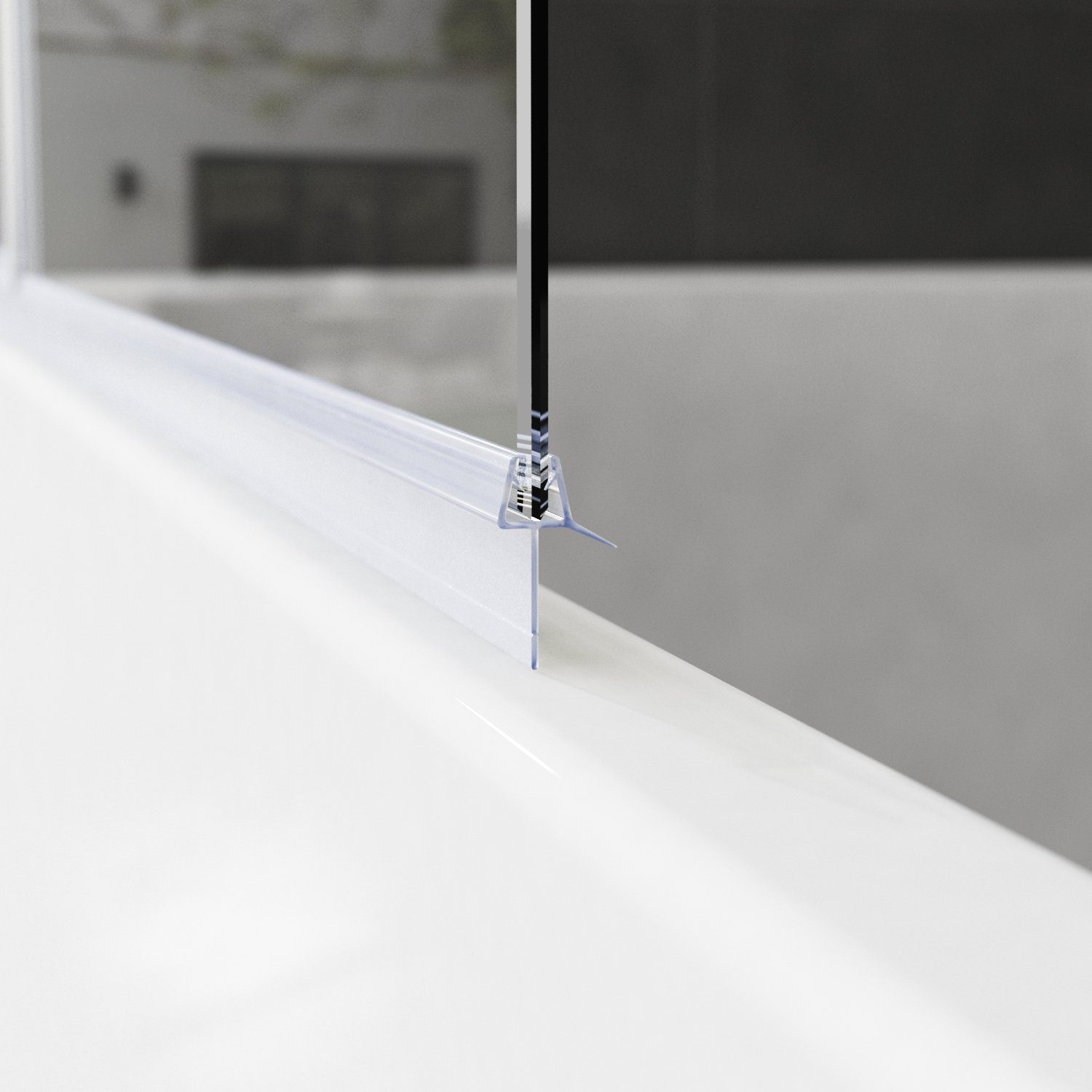 Boromal Badewannenfaltwand Badewannenaufsatz 2-teilig Duschwand Faltbar für Dusche 6 mm ESG 140H, Einscheibensicherheitsglas, Beidseitige Nanobeschichtung, 6mm ESG-Sicherheitsglas, Aluminiumprofile