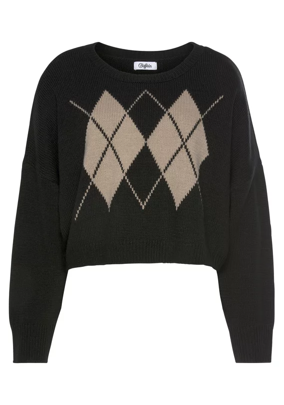 Rhombenpullover