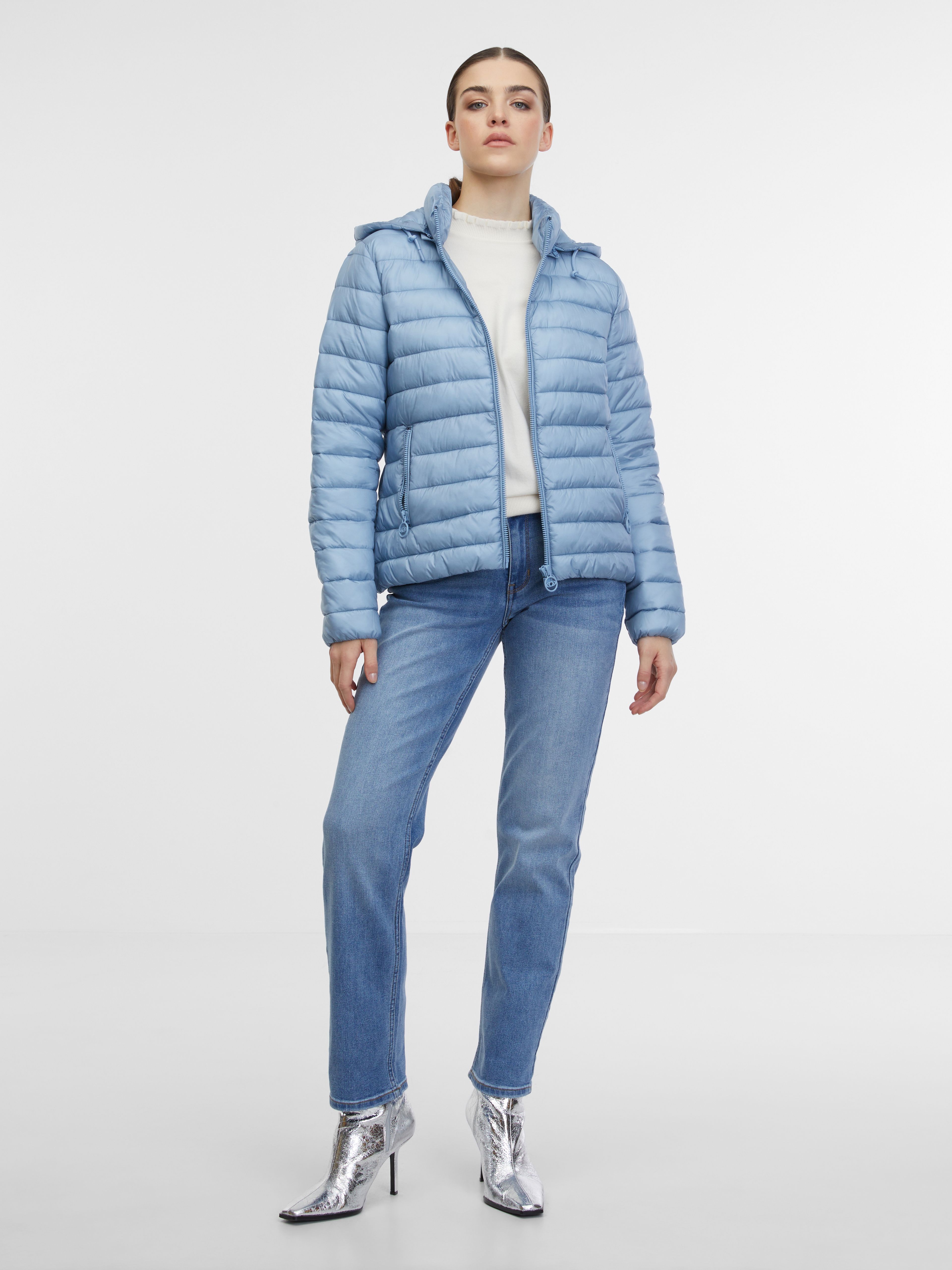 Blaue Damen-Steppjacke ORSAY