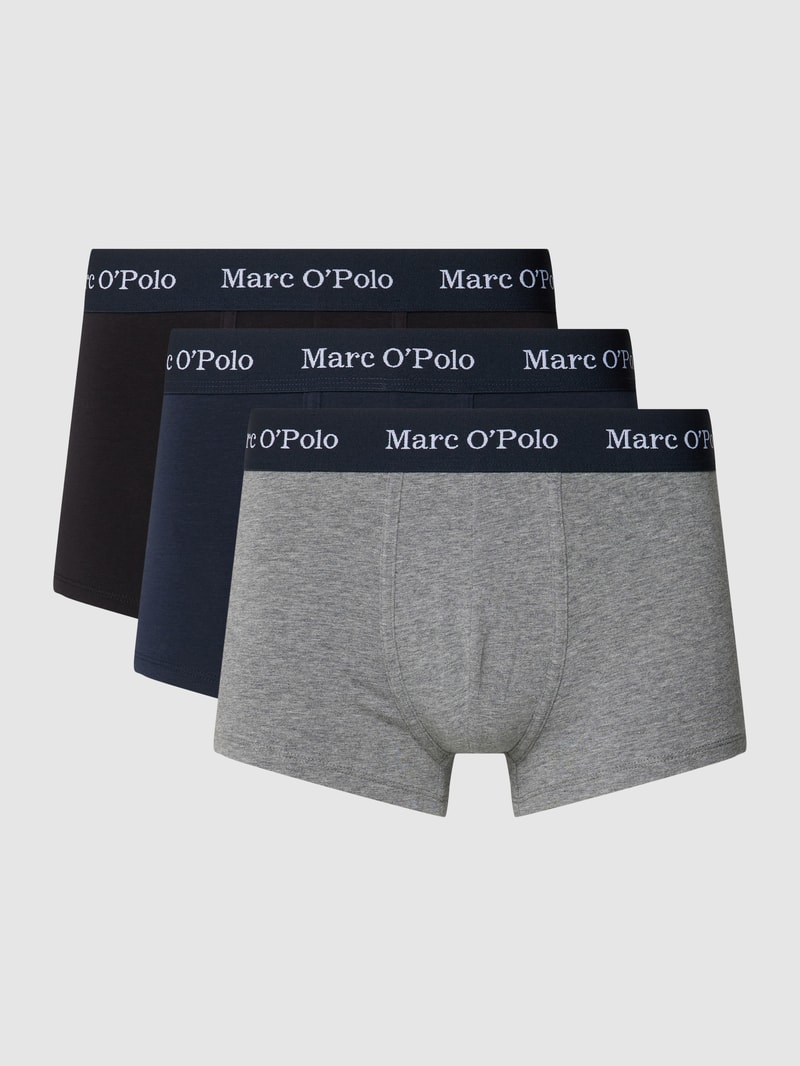 Trunks in Two-Tone-Machart im 3er-Pack in dunkelblau