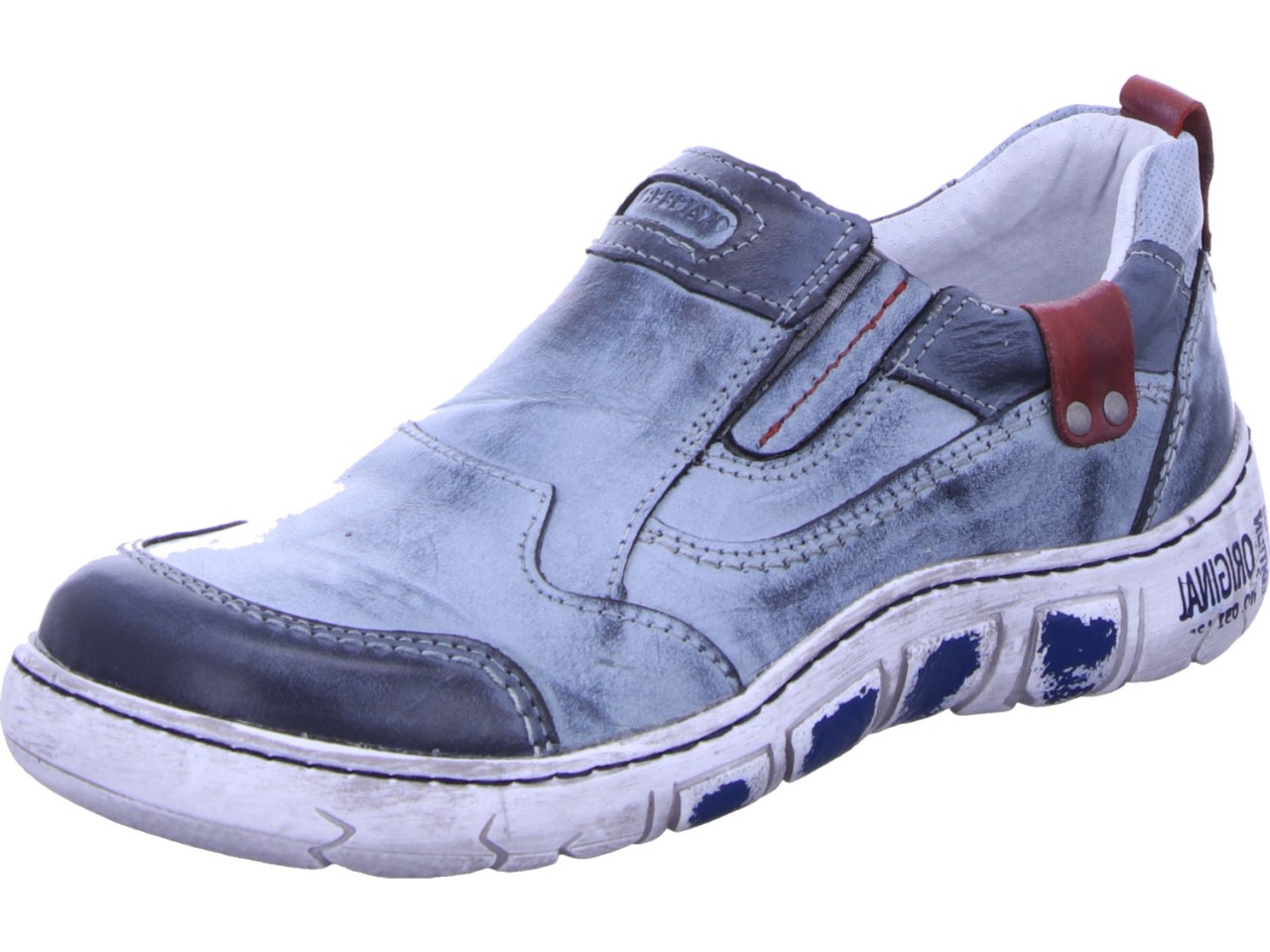KACPER Sportliche Slipper blau