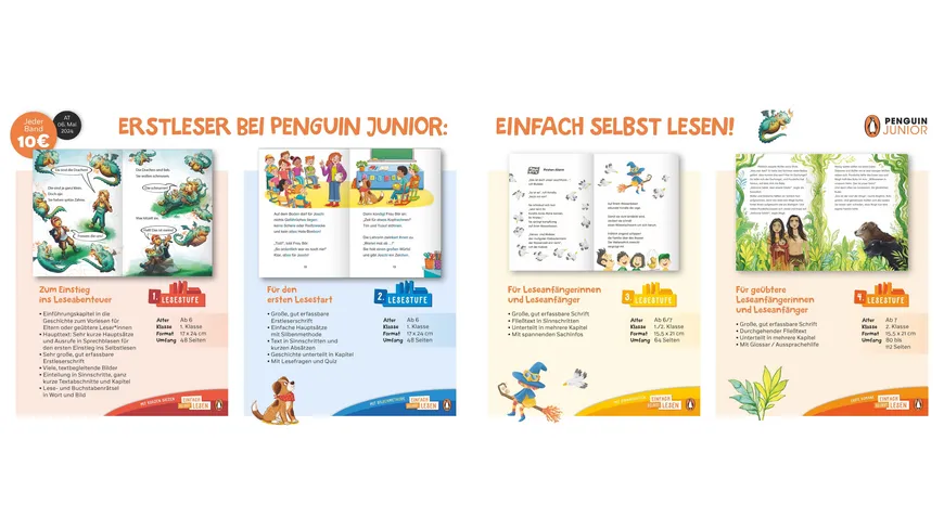Penguin JUNIOR – Einfach selbst lesen: Endlich ein Einhorn! (Lesestufe 1)