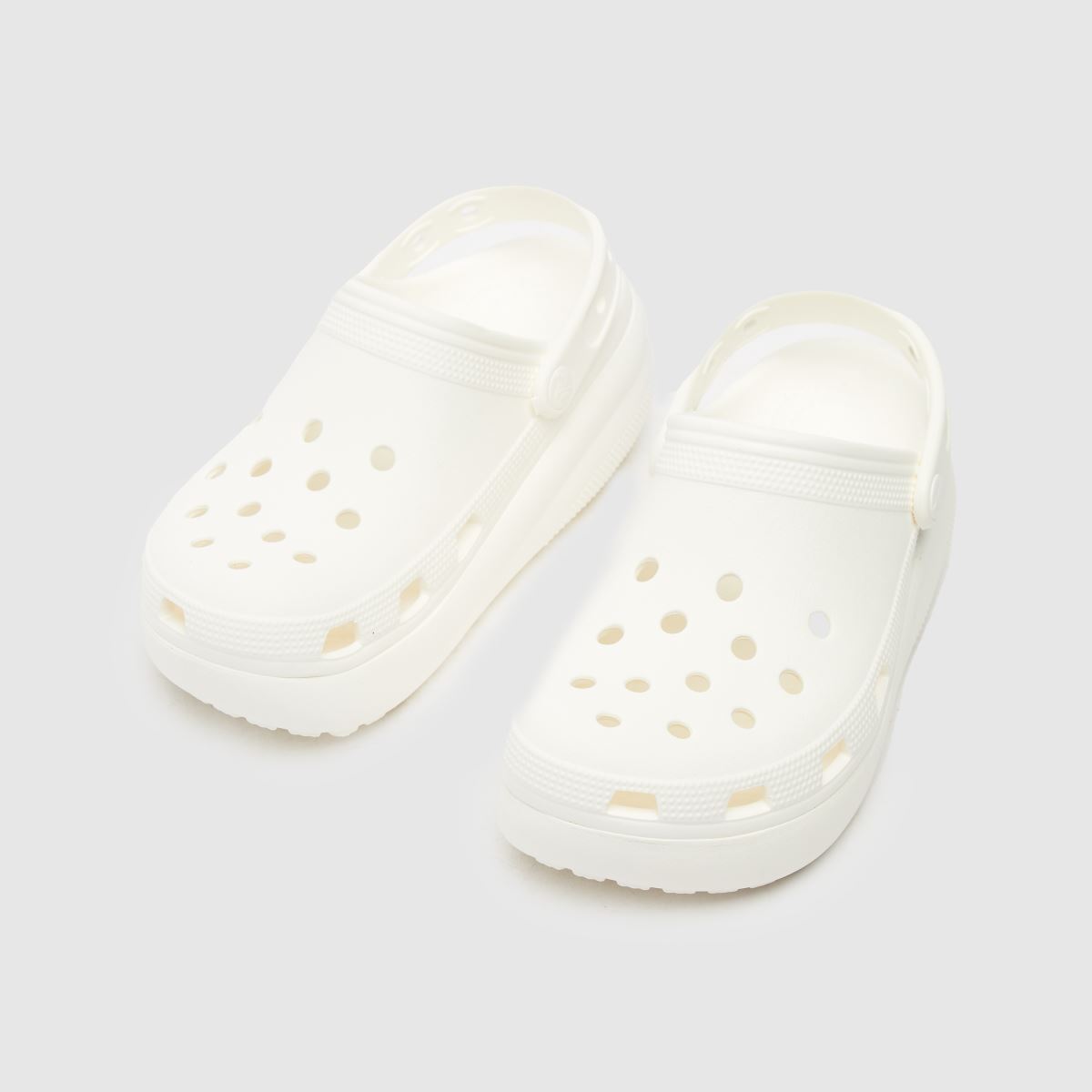 Crocs vita Cuty Crush träsko flickor ungdomssandaler