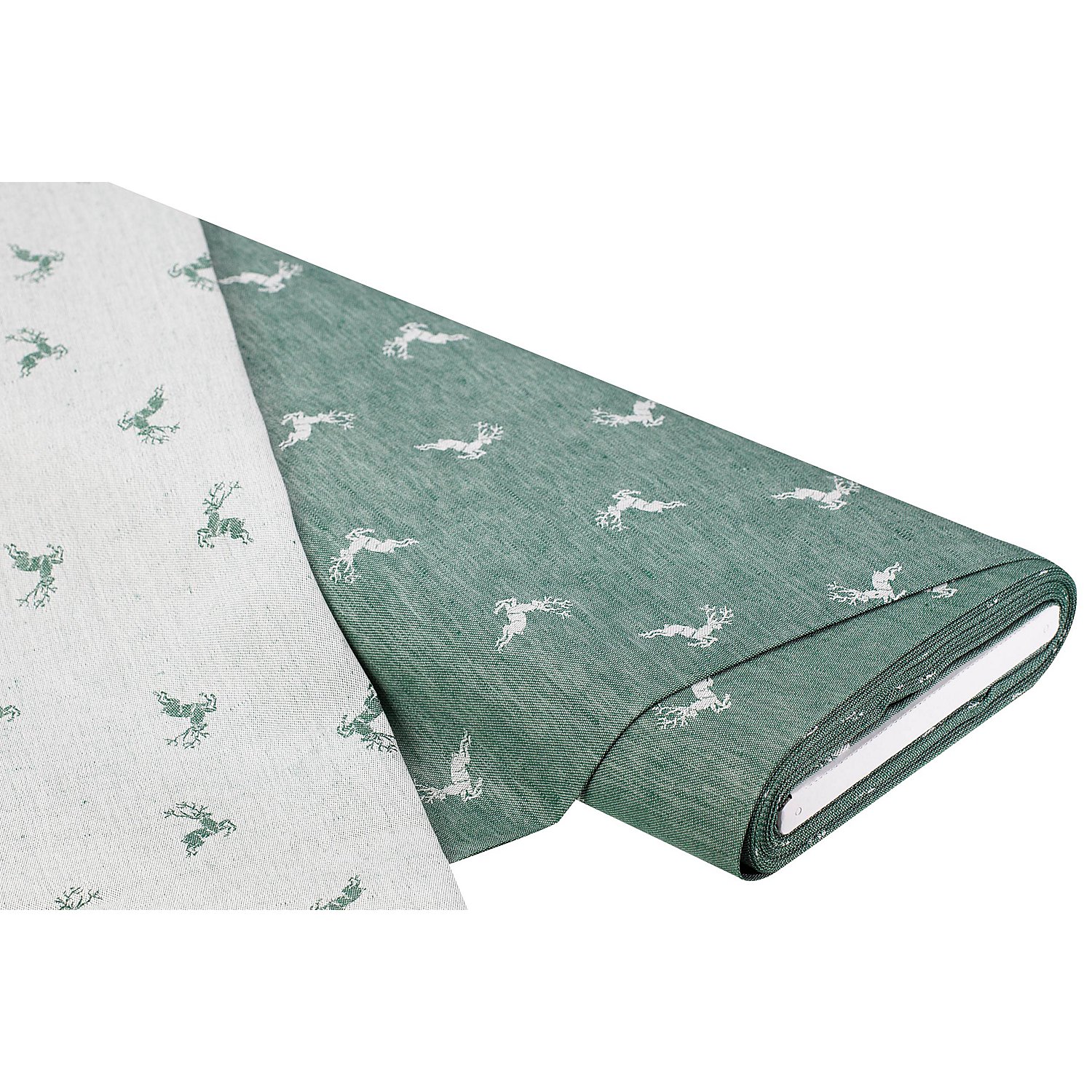 Halbleinen-Jacquard 