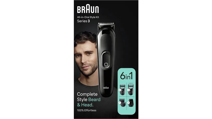 BRAUN Multi-Grooming-Kit 6-in-1 Series 3 MGK3410