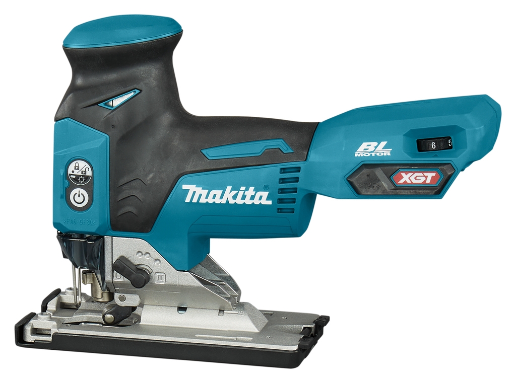 Ferăstrău vertical fără fir Makita JV001GZ 40V Max fără baterii și încărcător