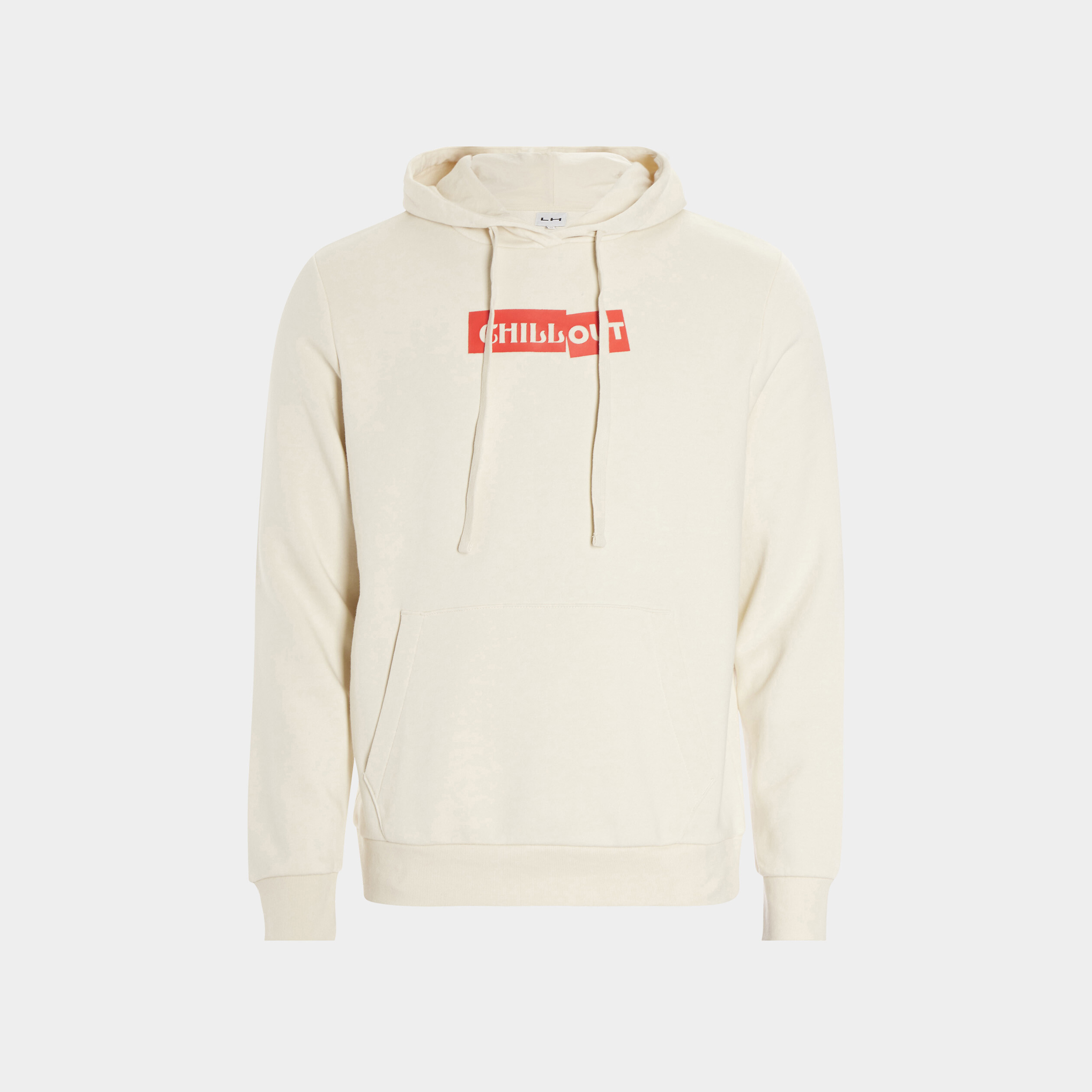 Sweat à capuche hoodie blanc homme | La Halle