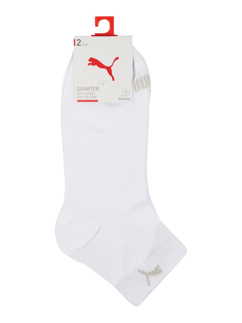 Socken mit Stretch-Anteil im 2er-Pack in weiß