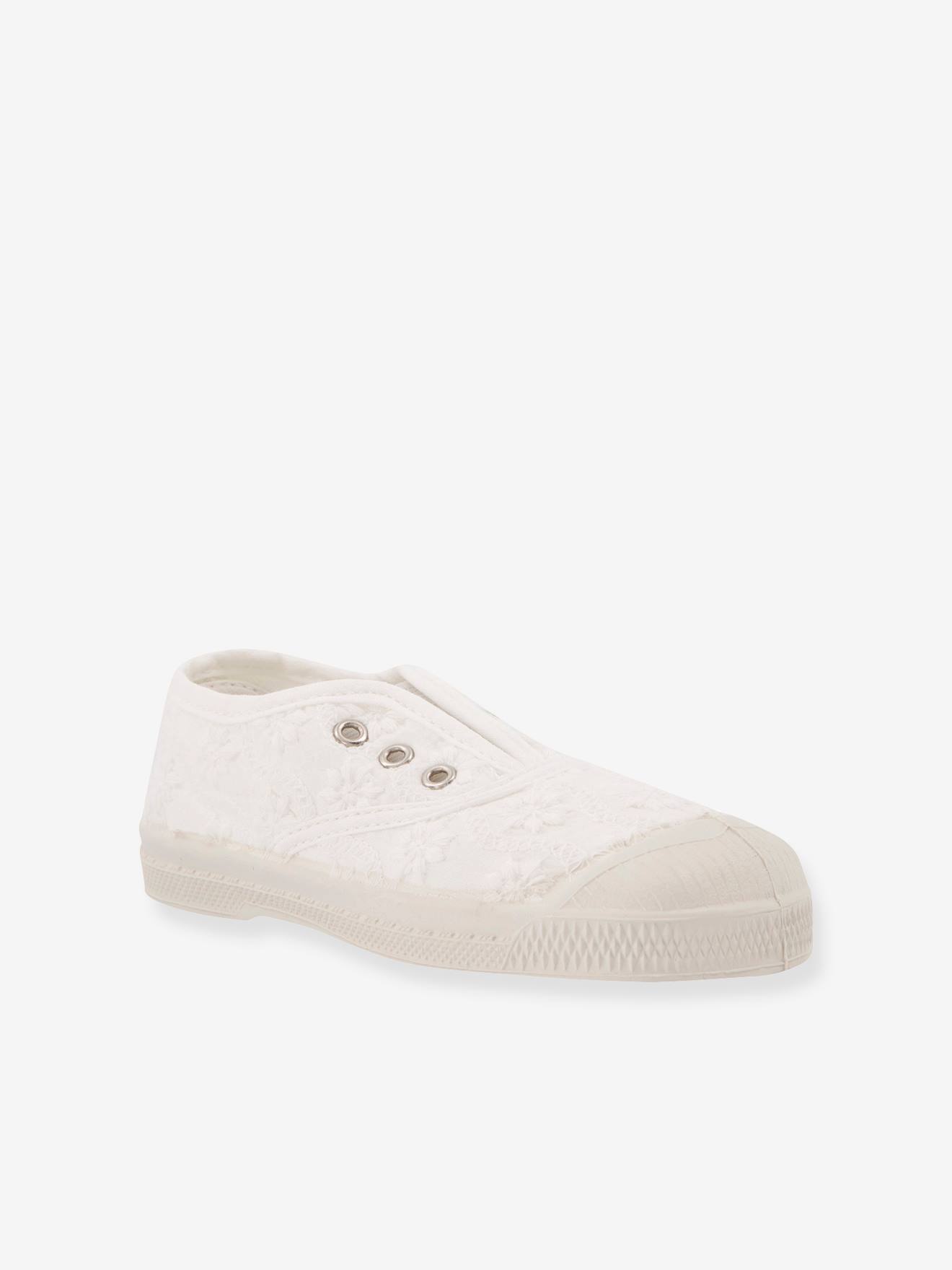 Tennis coton enfant Elly BENSIMON® écru