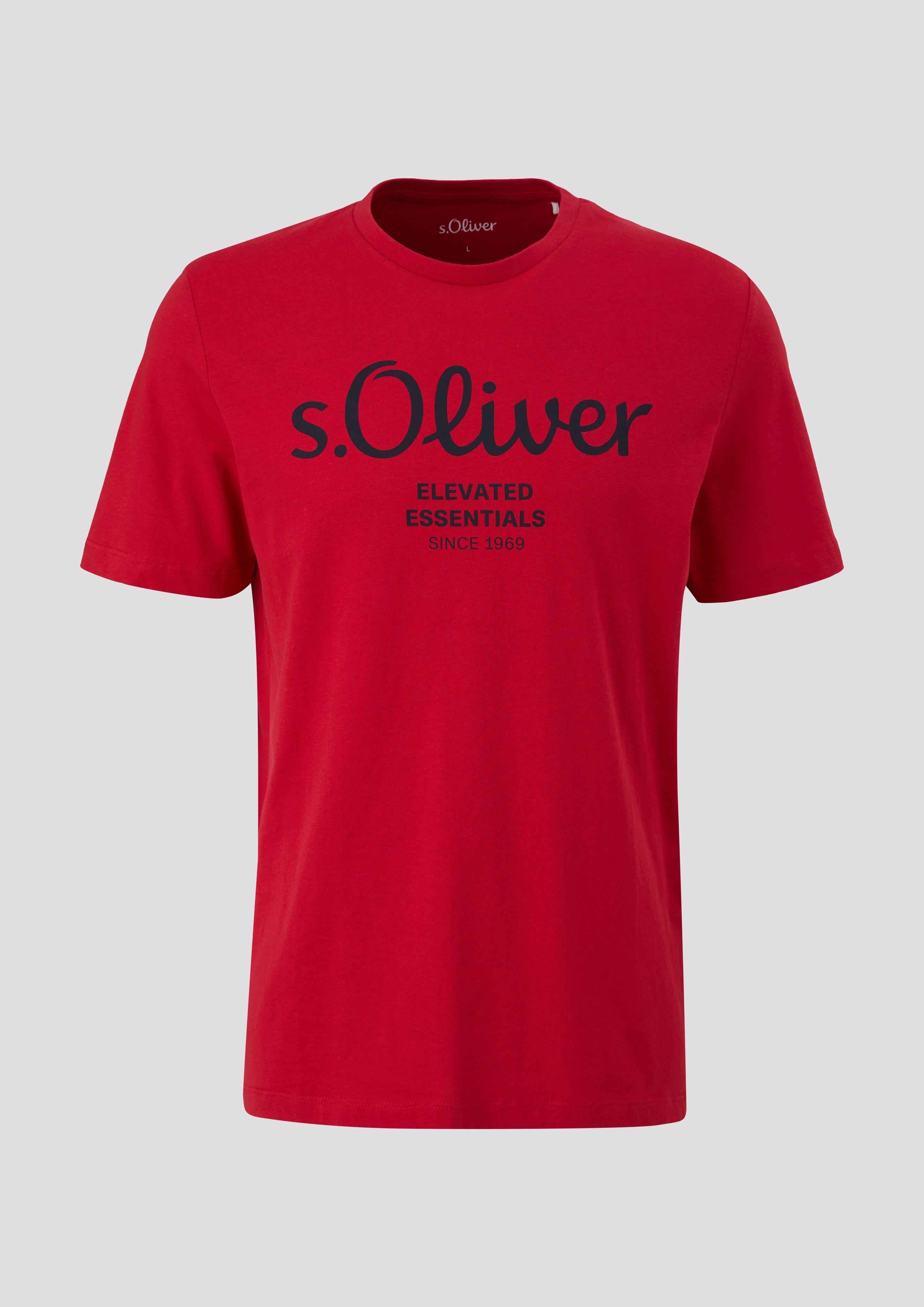 T-Shirt mit Label-Print  2139909-31D1