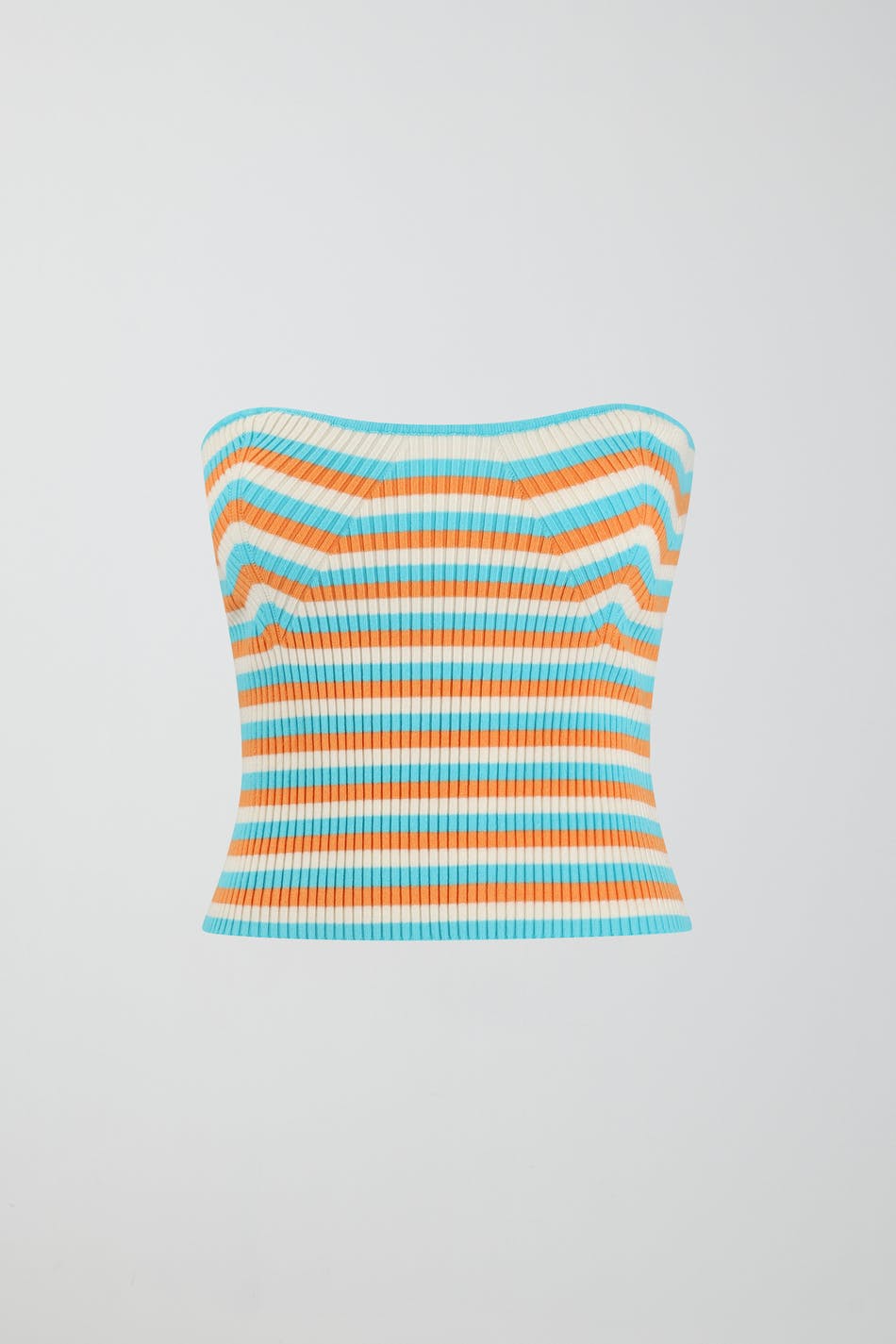 Knitted tube top