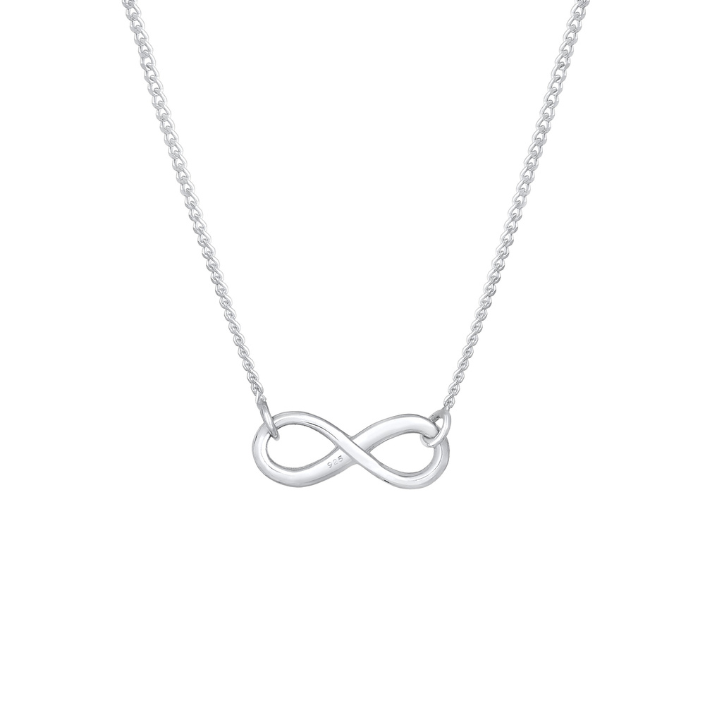 Elli Elli Collier Femmes Pendentif Infinity Infinité Symbole en Argent Sterling 925 Bijoux