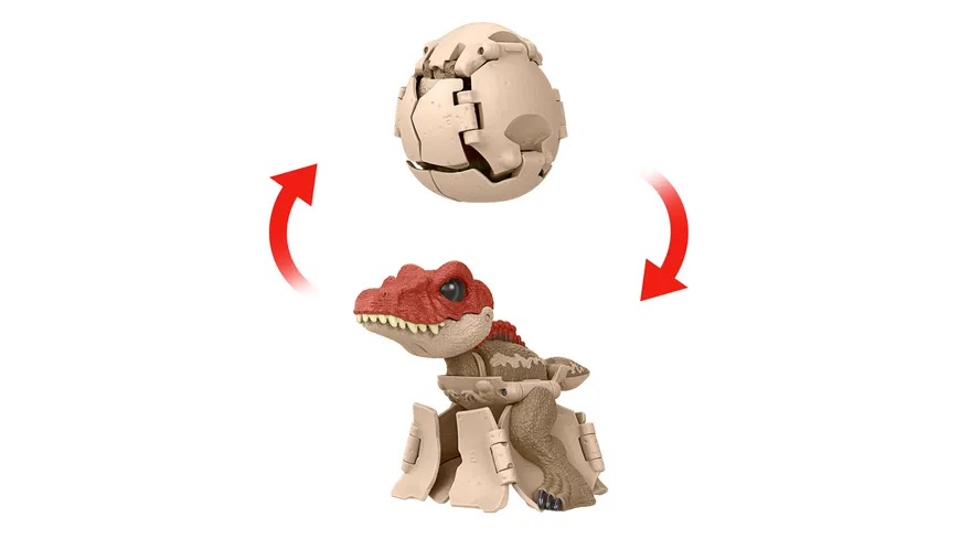 Jurassic World Hidden Hatchers-Dinosaurierfiguren, 1 Stück, sortiert