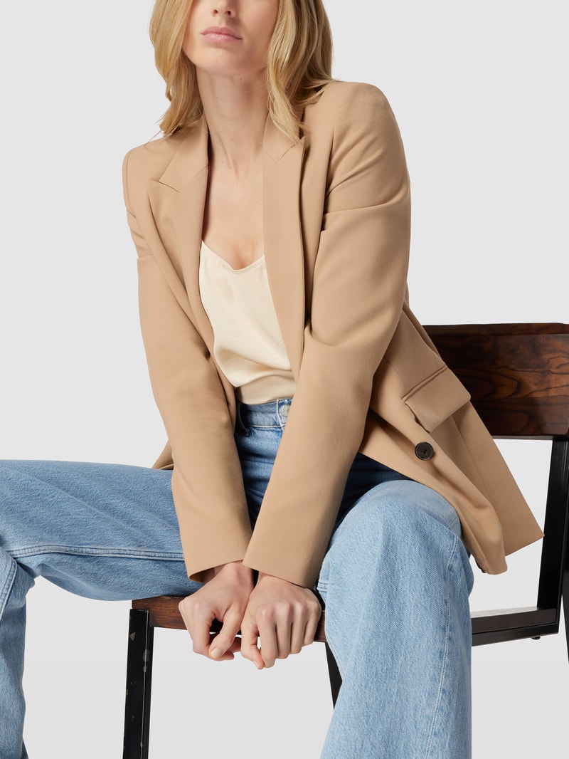 Blazer mit Pattentaschen in sand