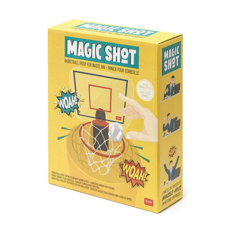 Aro de baloncesto con sonido para papeleras - Magic Shot
