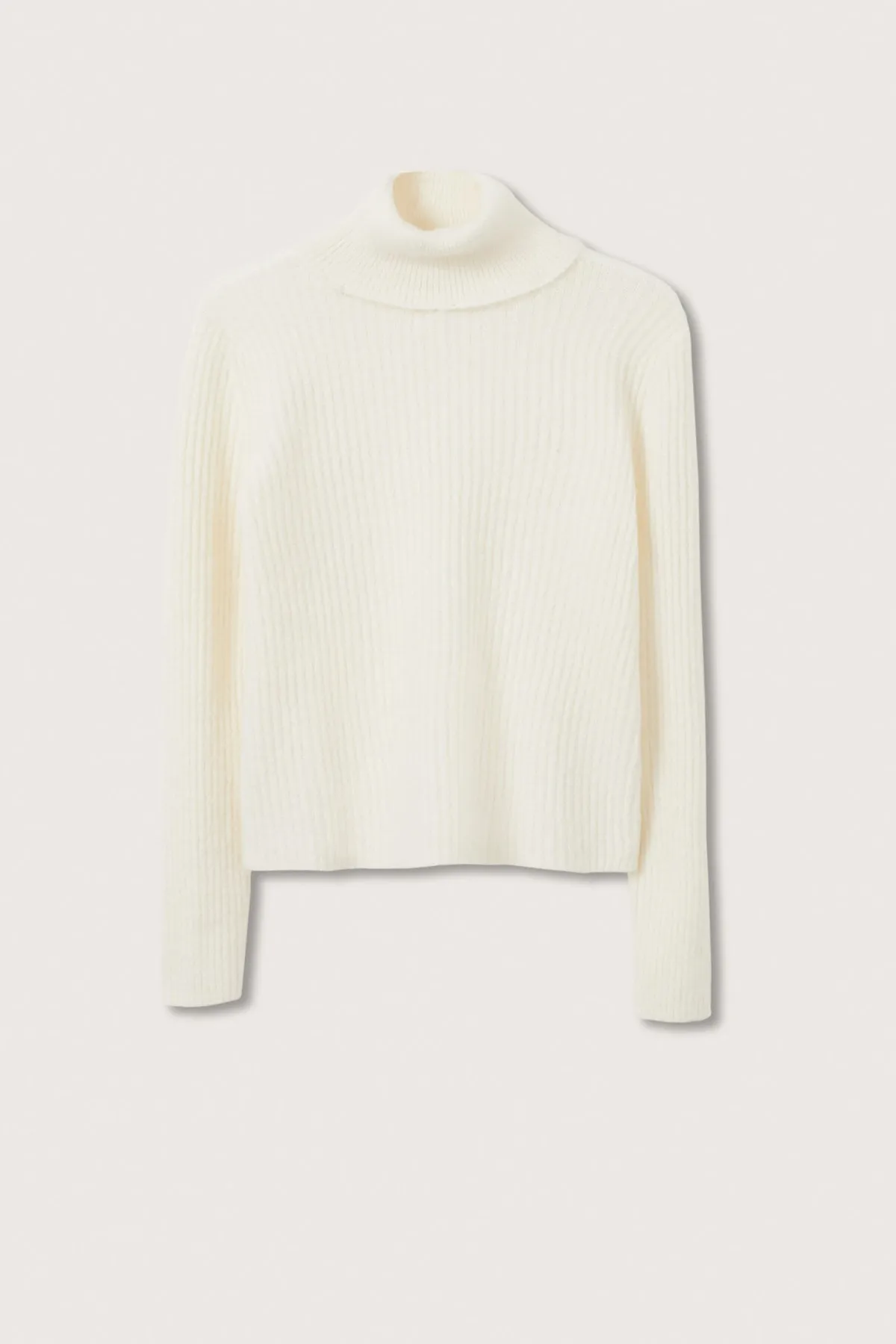 MANGO  Ecrufarbener Damenpullover 27002887