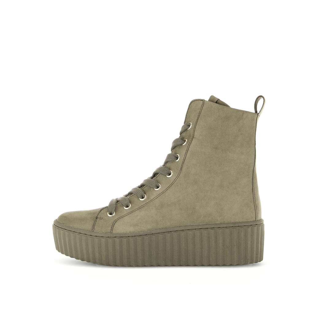 Gabor fashion Schnürstiefelette grün