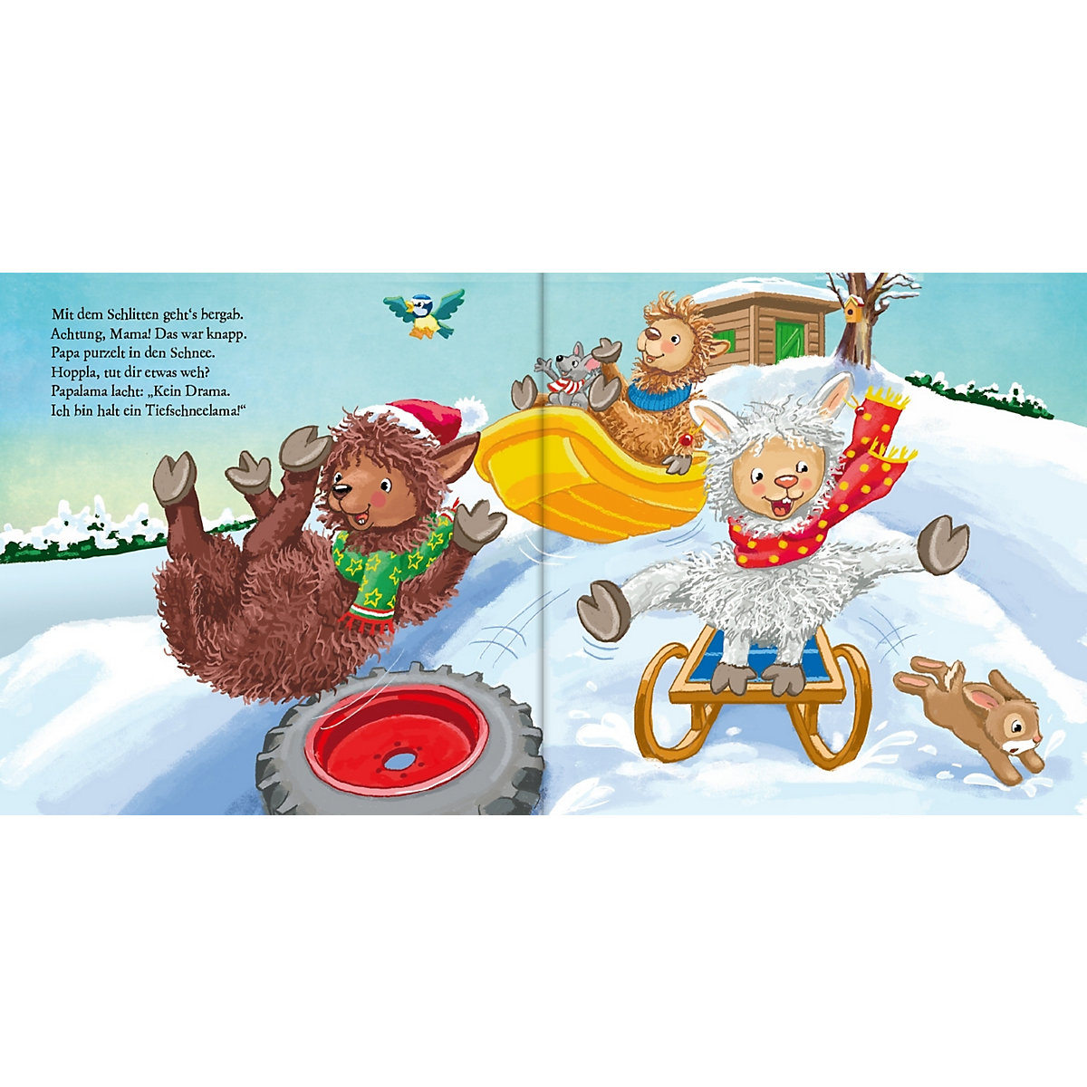 Weihnachten mit Mini-Lama