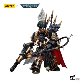 Warhammer 40k Actionfigur 1/18 Chaos Space Marines Black Legion Chaos Lord in Terminator Armour 12 cm