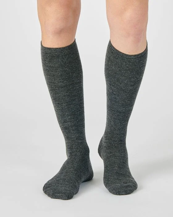 Lot de 2 paires de mi-bas laine et maille Thermolactyl.