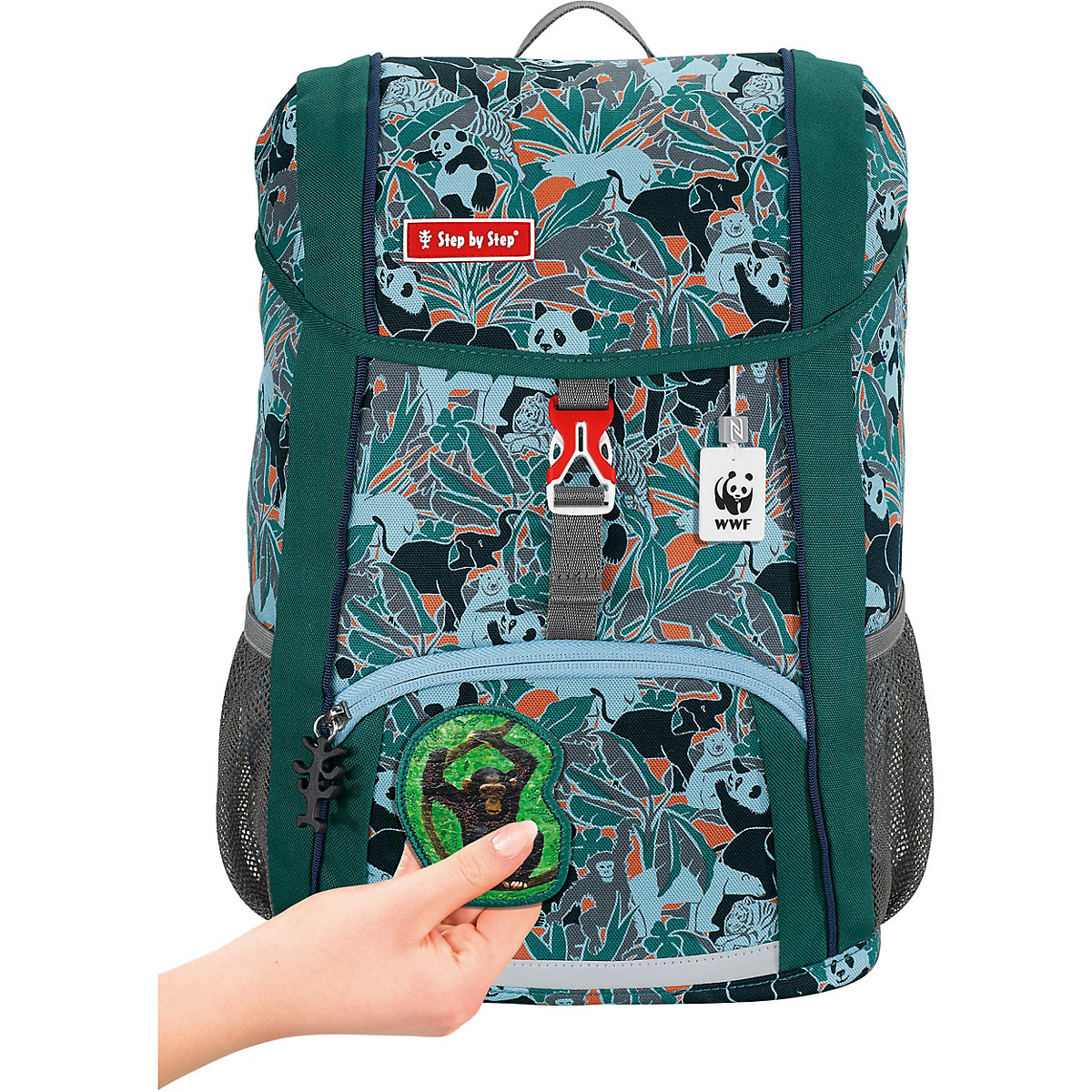 Kinderrucksackset KID WWF Monkeys, 3-tlg. (2022)