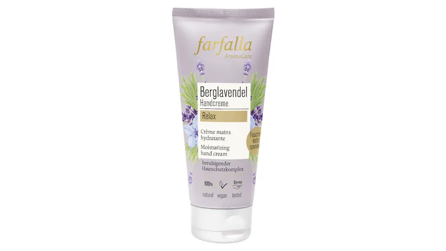 Farfalla Berglavendel Relax Schön entspannt Handcreme 50 ml