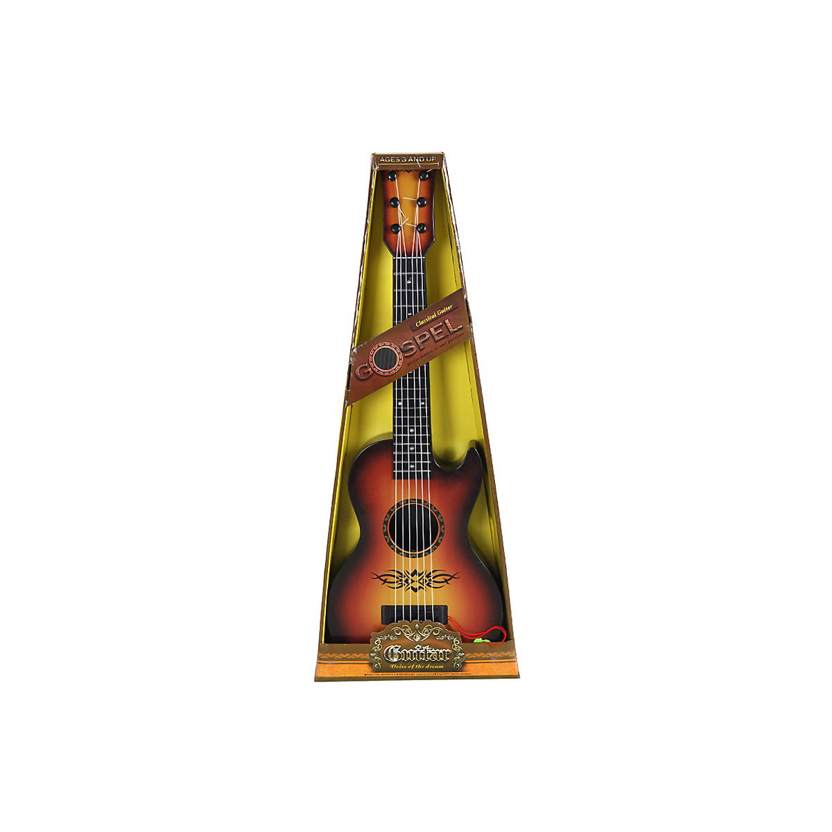 Simulationsgitarre kann pädagogisches Musikinstrumentspielzeug der Erleuchtung spielen Simuliertes Ukulele-Musikspielzeug für Kinder