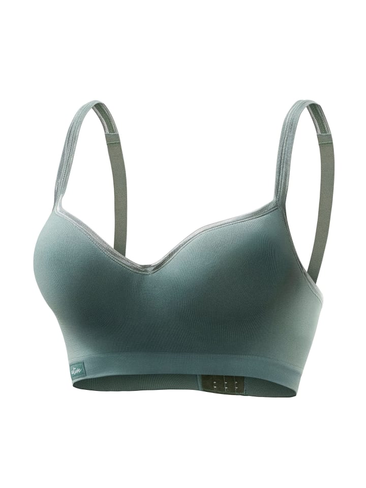 LASCANA ACTIVE Sport-Push-up-BH in khaki günstig kaufen