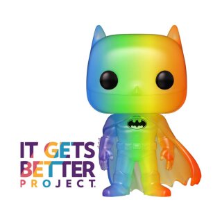 Pride 2020 DC Comics POP! Heroes Vinyl Figur Batman (RNBW) 9 cm