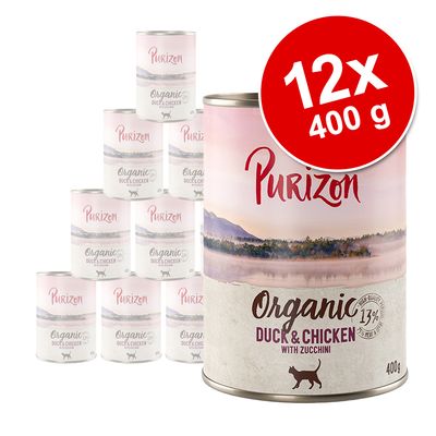 Sparpaket Purizon Organic 12 x 400 g