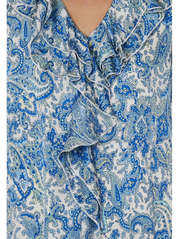 SisterS point Kleid in Blau/ Weiß günstig kaufen