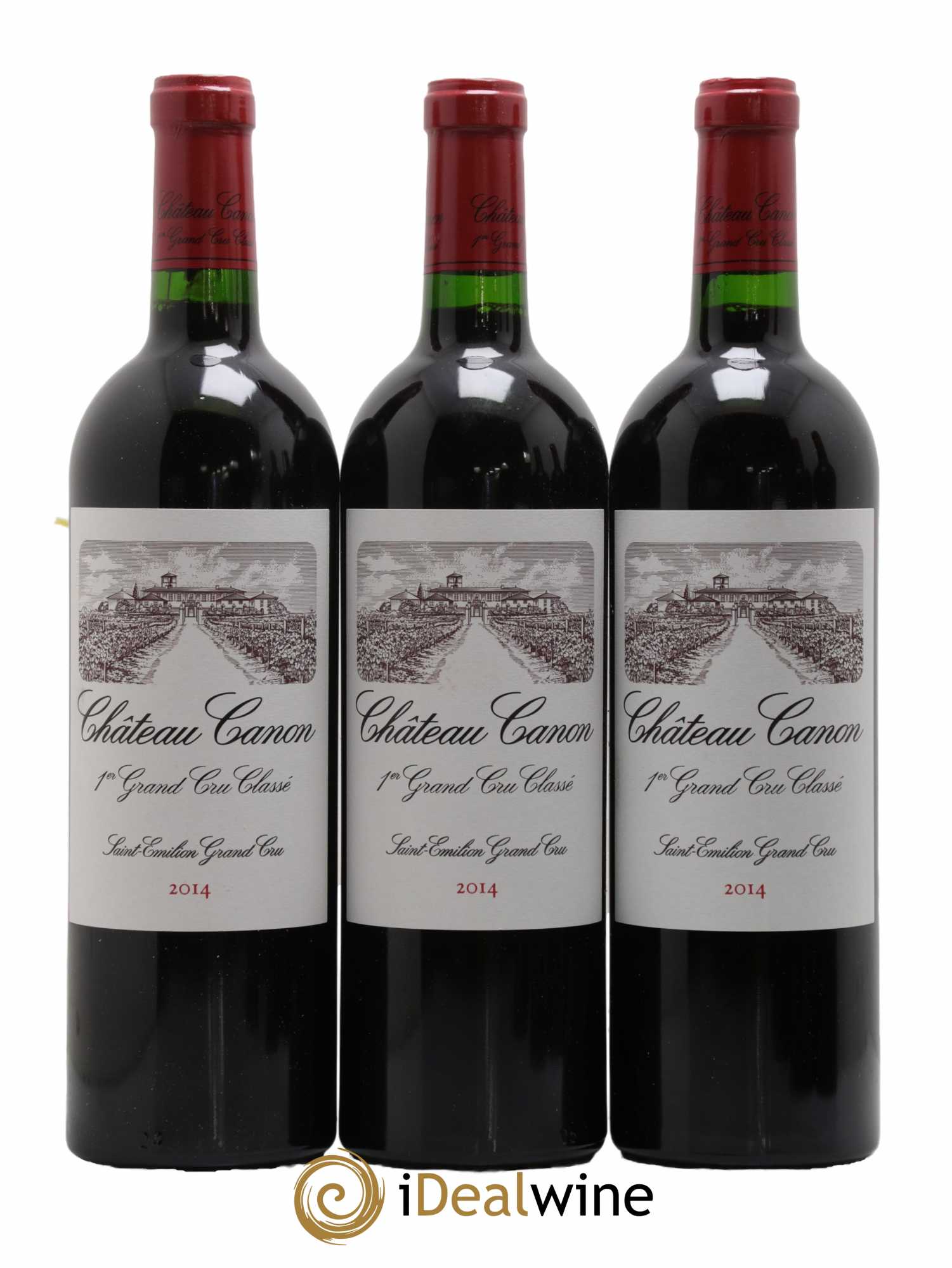 Château Canon 1er Grand Cru Classé B  2014 - Lot de 6 Bouteilles