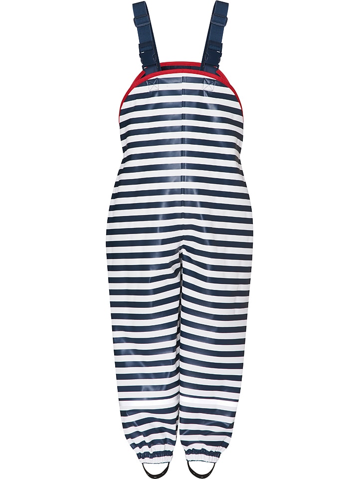 Playshoes Regenlatzhose in Dunkelblau/ Weiß günstig kaufen