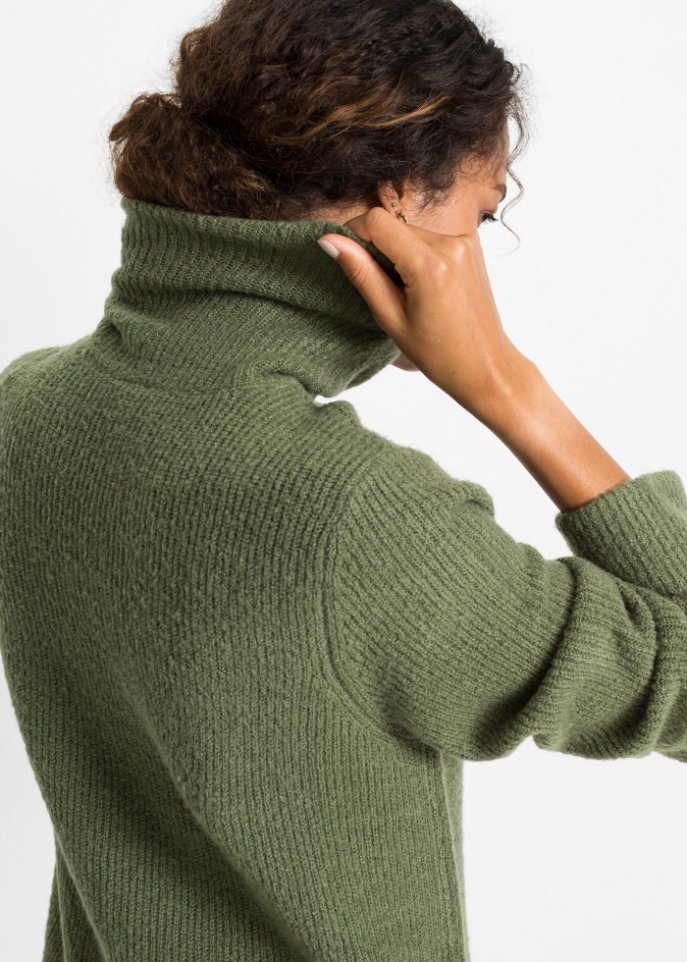 Strickkleid mit Rollkragen