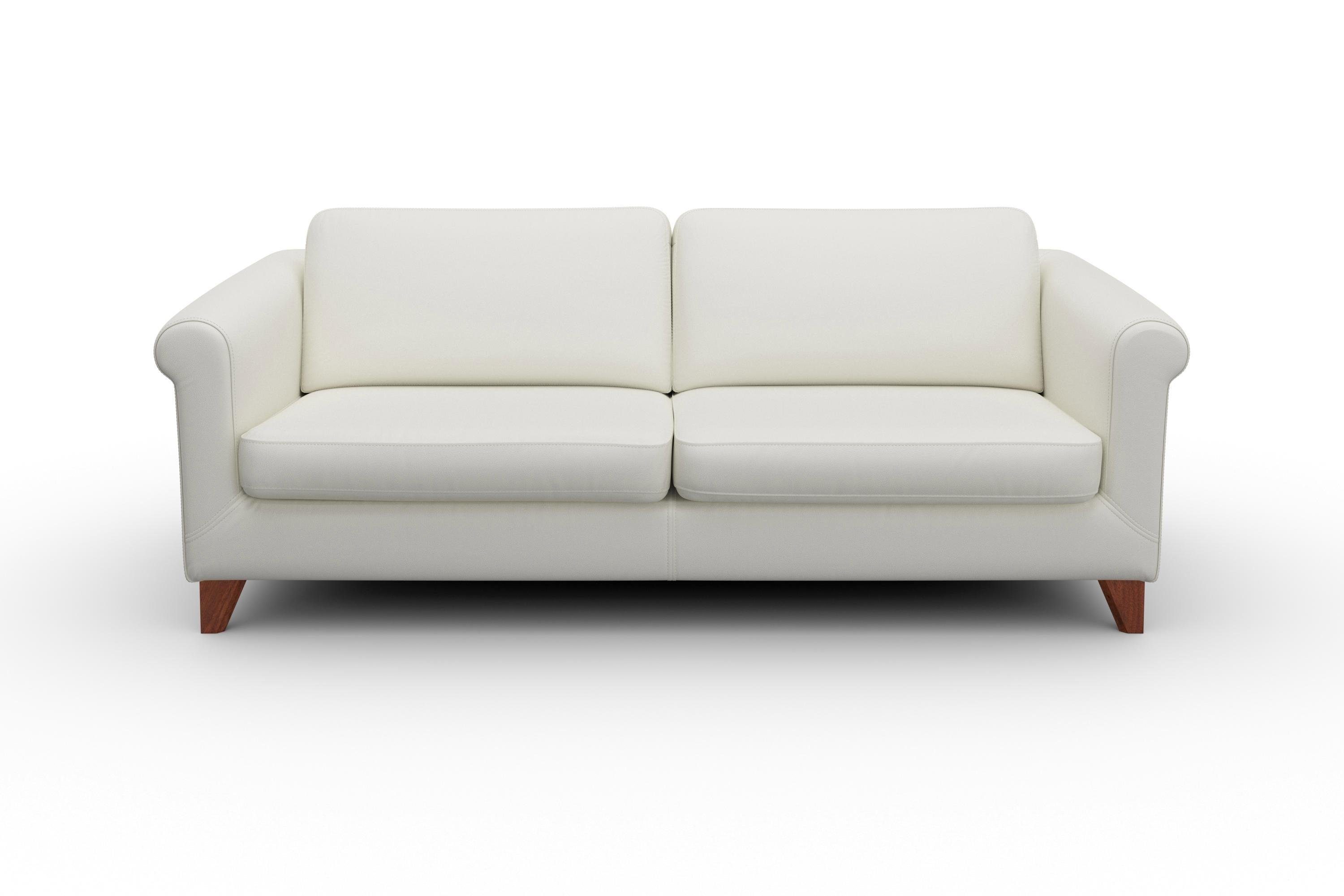 machalke® 3-Sitzer amadeo, Ledersofa mit geschwungenen Armlehnen, Breite 213 cm