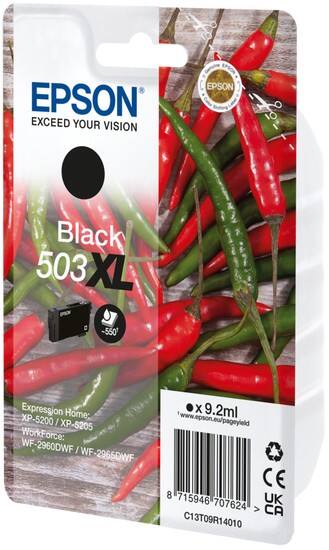 Epson 503XL Original Tintenpatrone C13T09R14010 Schwarz