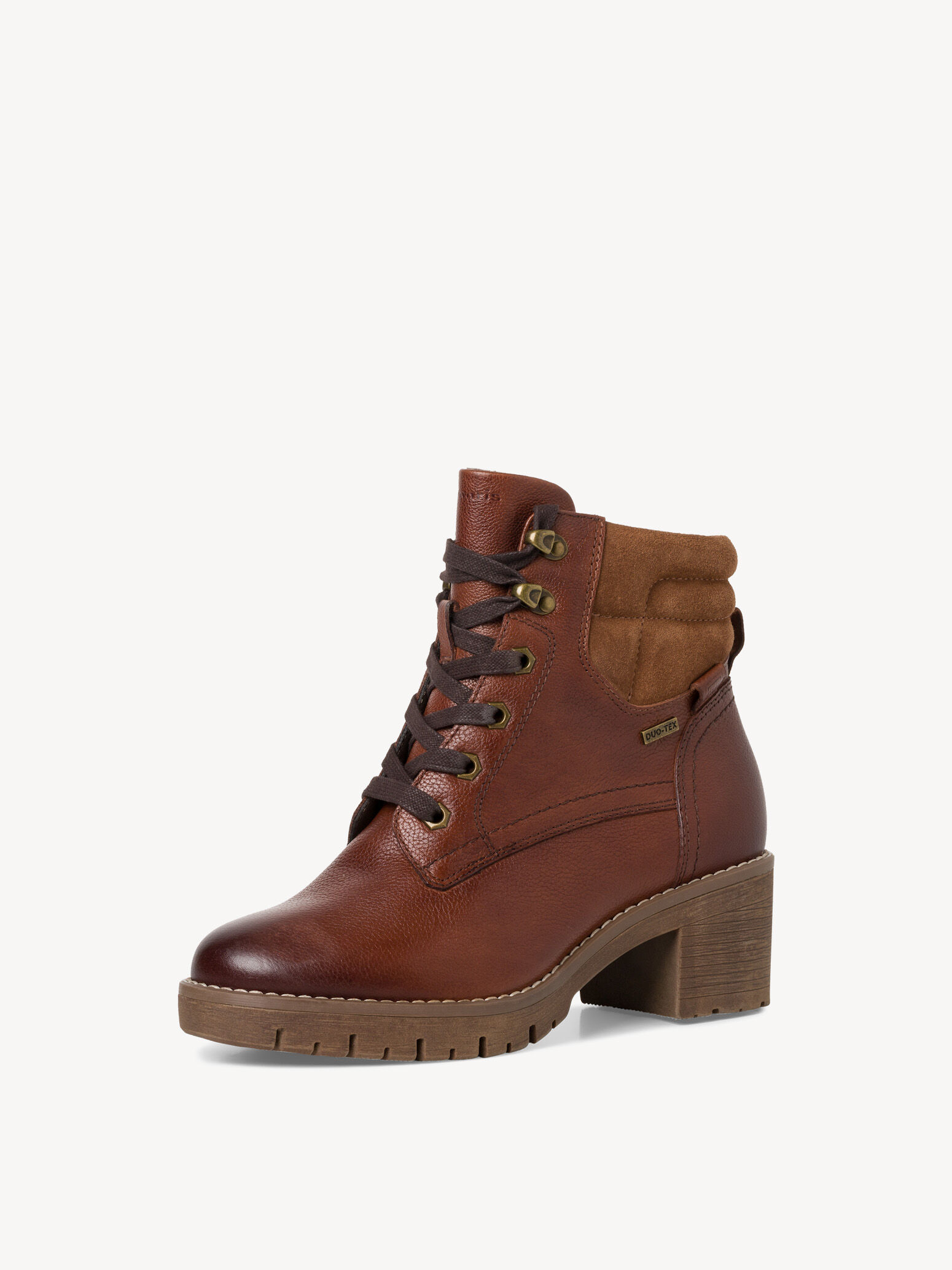 Bottine en cuir - marron