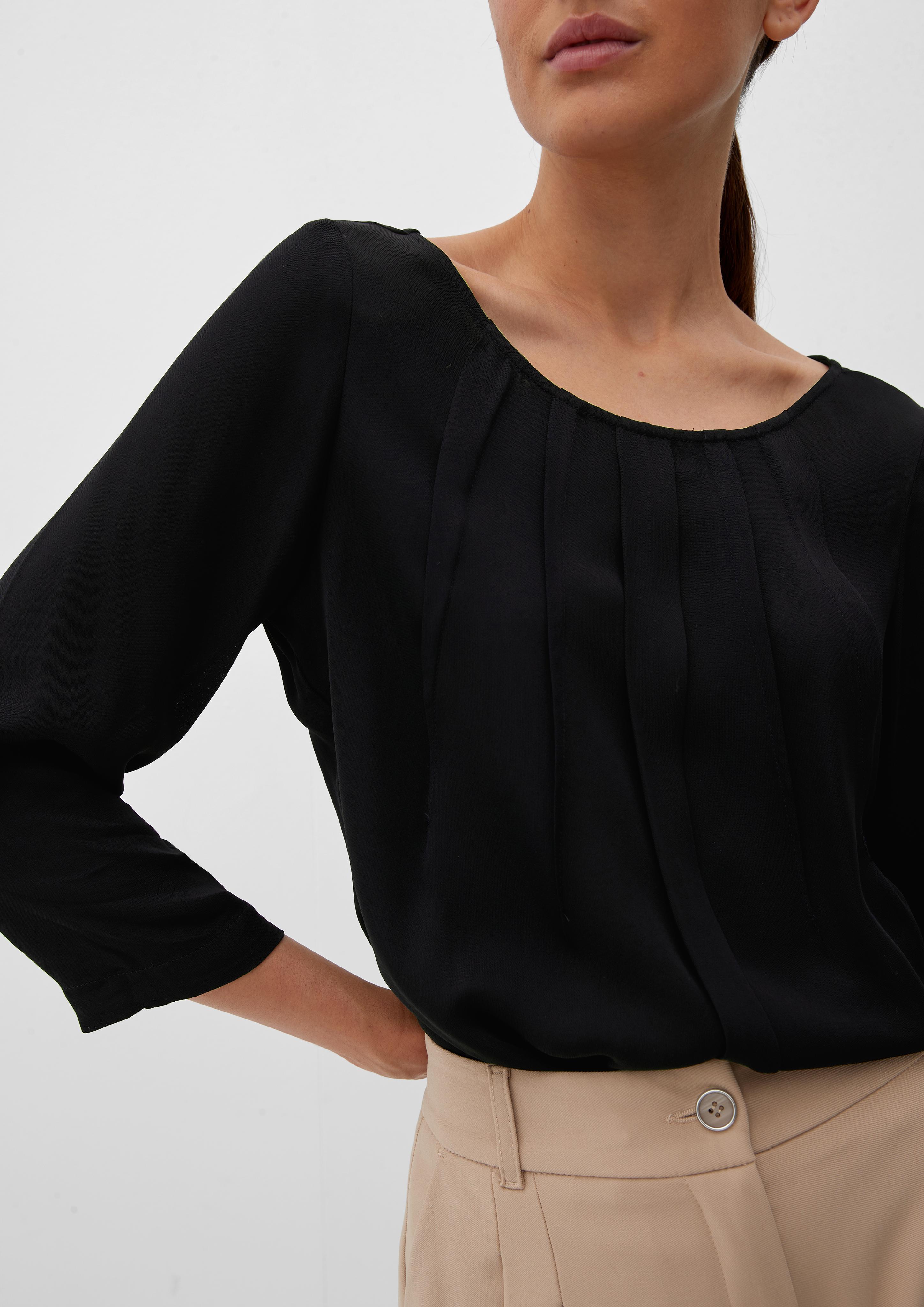 Bluse mit Raffdetail  2121604-9999