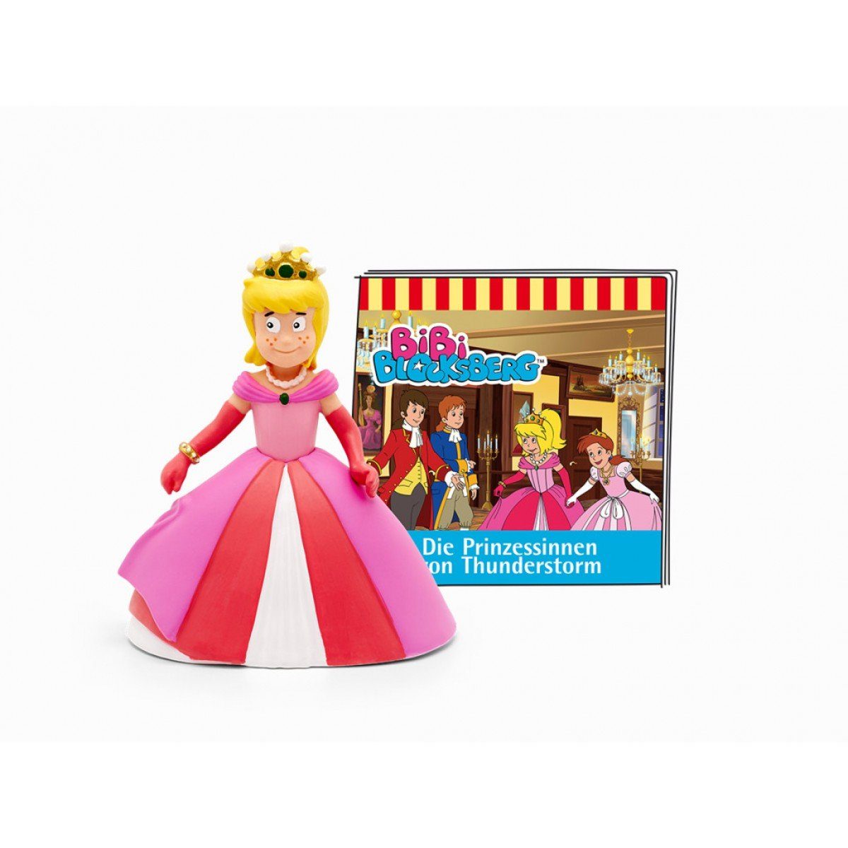 tonies Hörspielfigur Bibi Blocksberg -Die Prinzessinnen von Thunderstorm, (1-St), magnethaftend,handbemalt,integrierter NFC-Chip