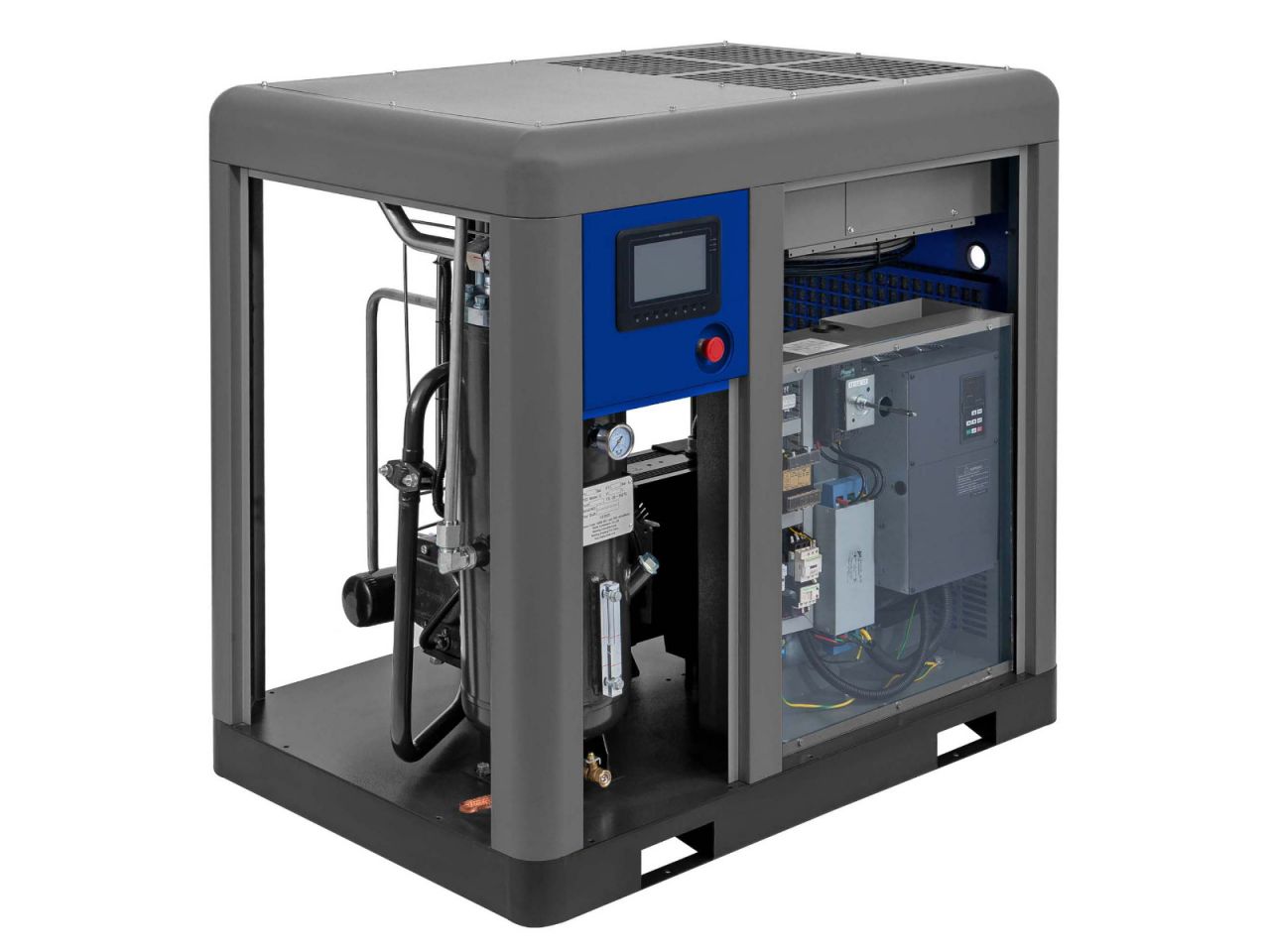 Airpress 369460-IVR Schroef Kompressor APS 60 IVR x 10 bar 60 pk/45 kW 2310-6420 l/min