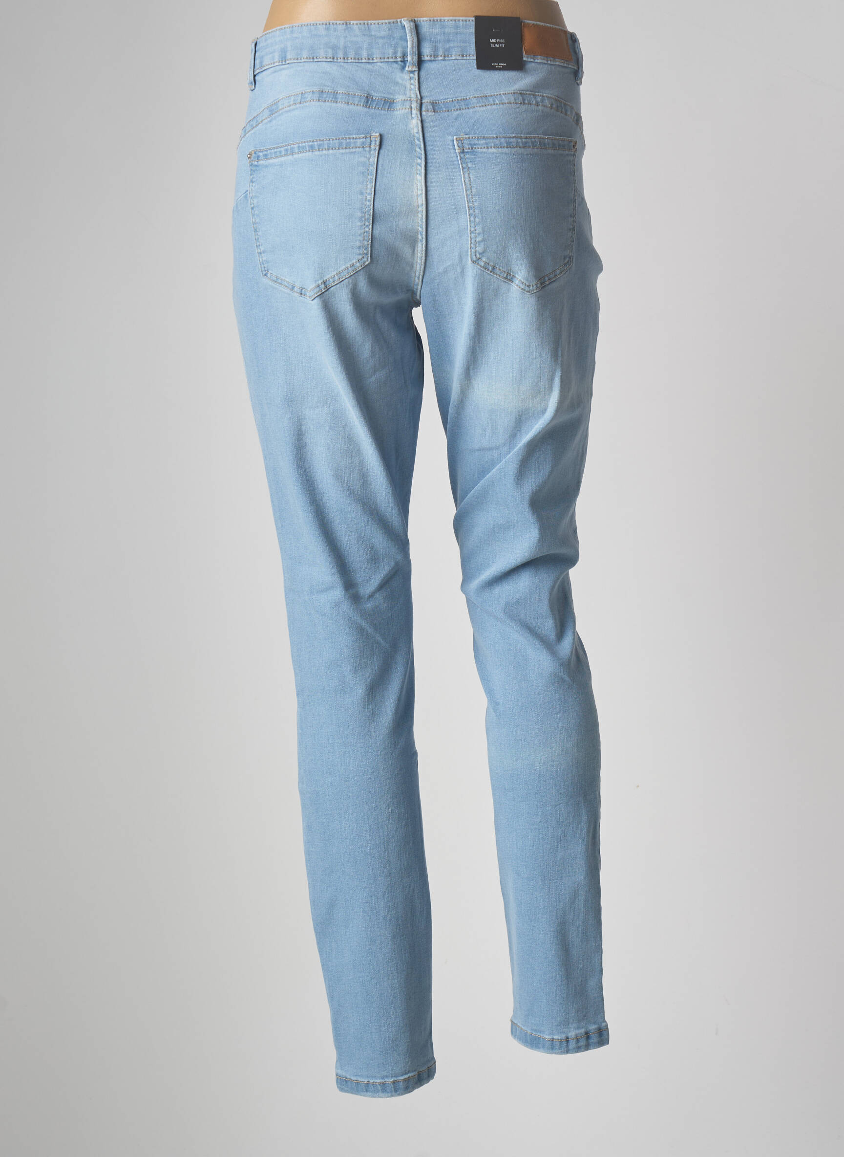 Vero Moda Jeans Coupe Slim Femme couleur bleu