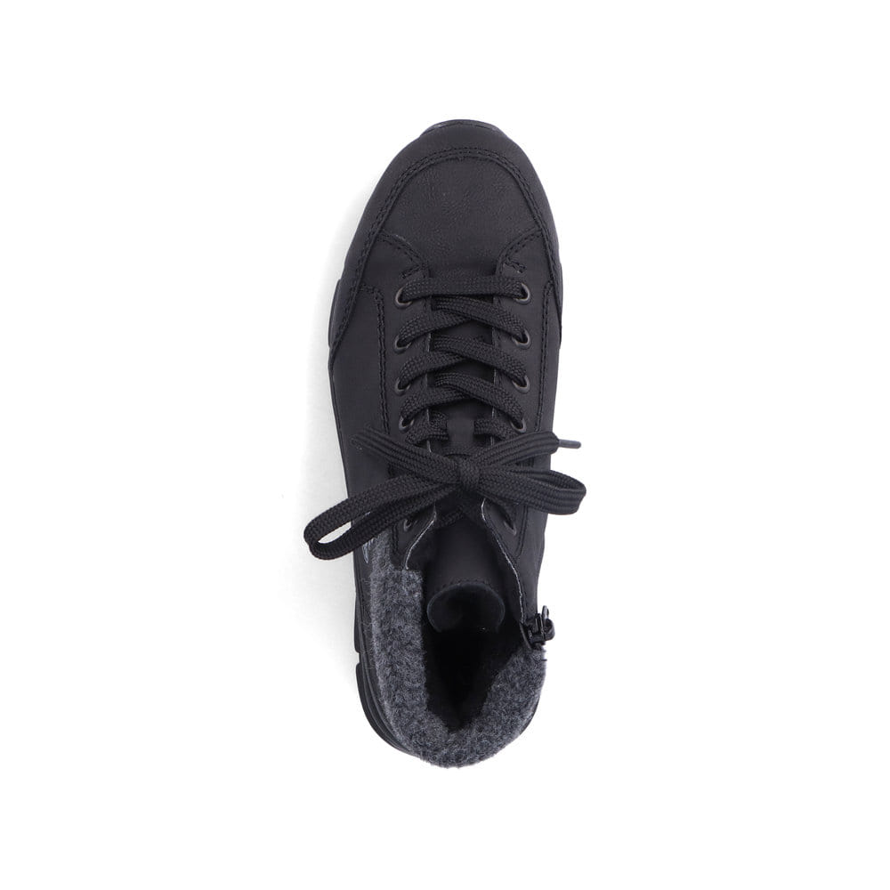 Rieker Damen Sneaker High tiefschwarz