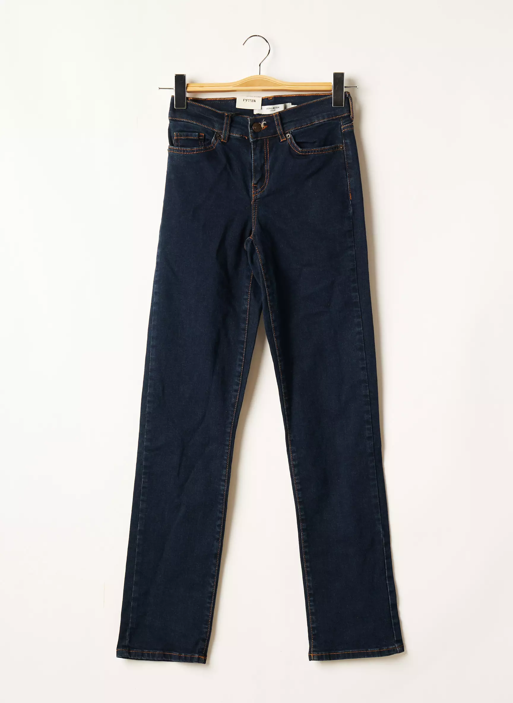 Vero Moda Jeans Coupe Slim Femme couleur bleu