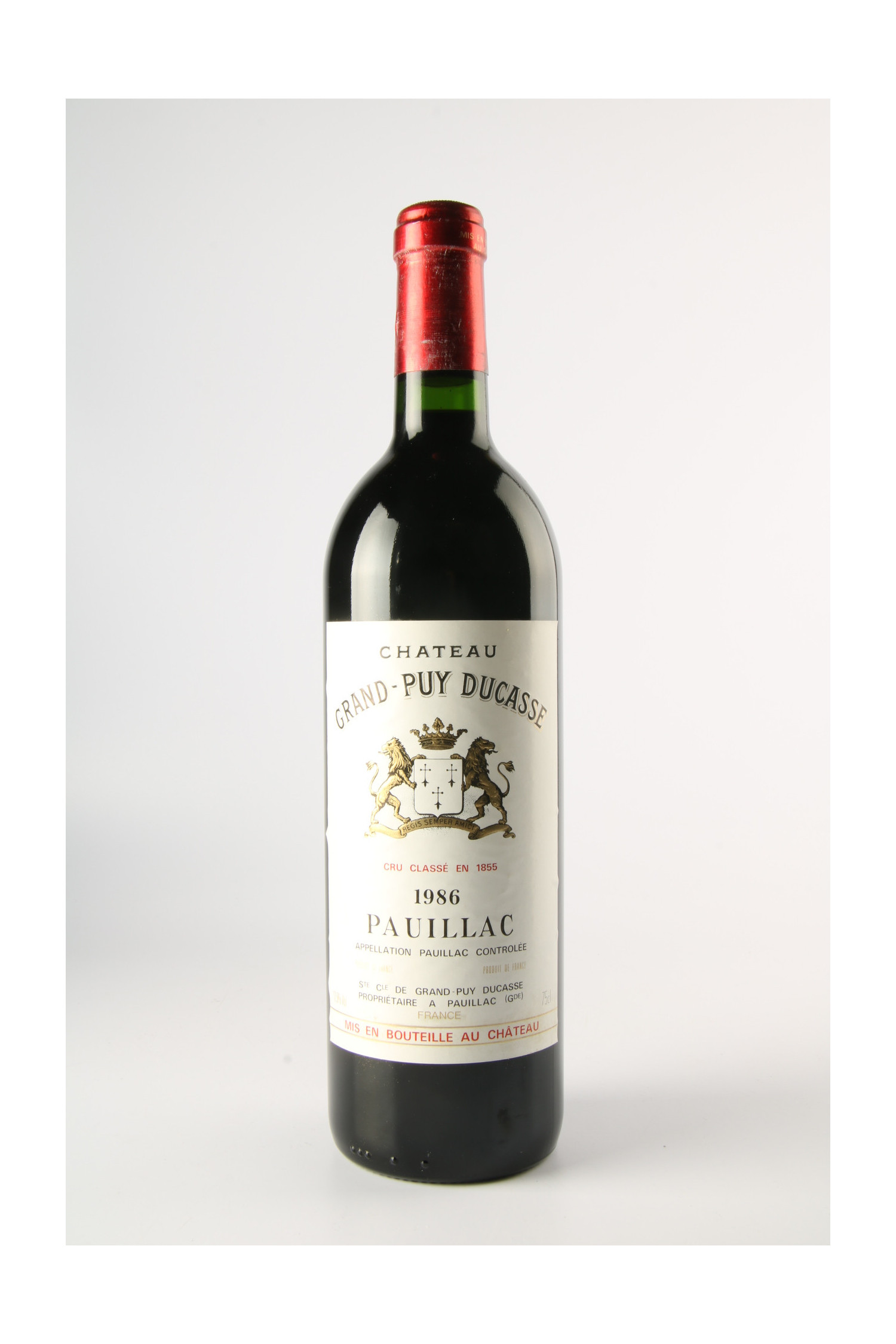 Château Grand Puy Ducasse 1986, Pauillac
