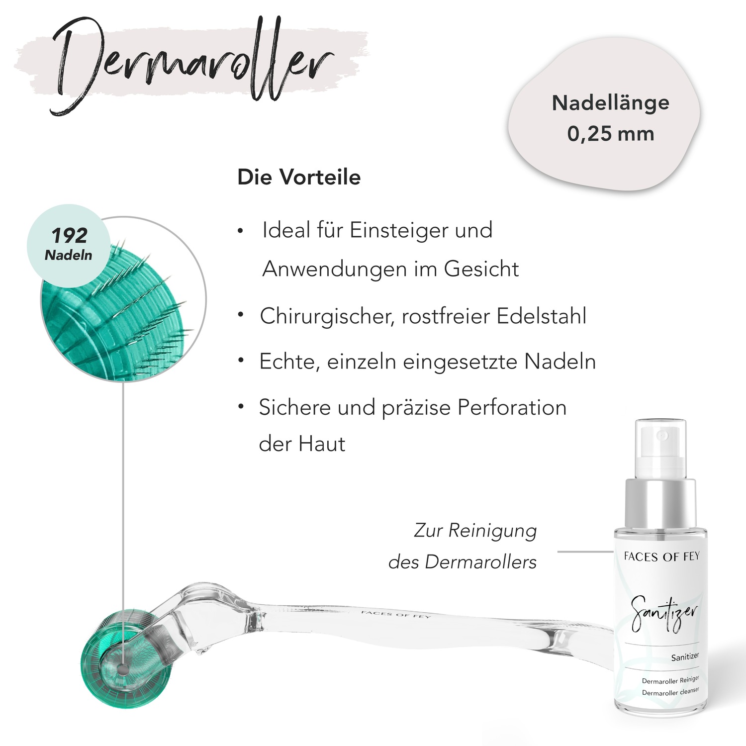 Dermaroller 0.25mm