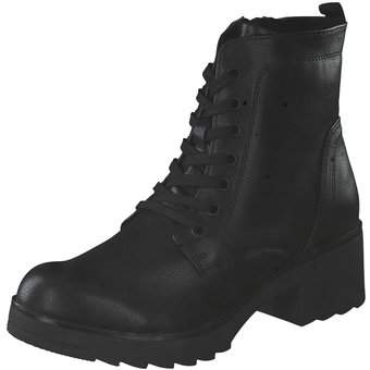 Marco Tozzi Schnürstiefelette in schwarz