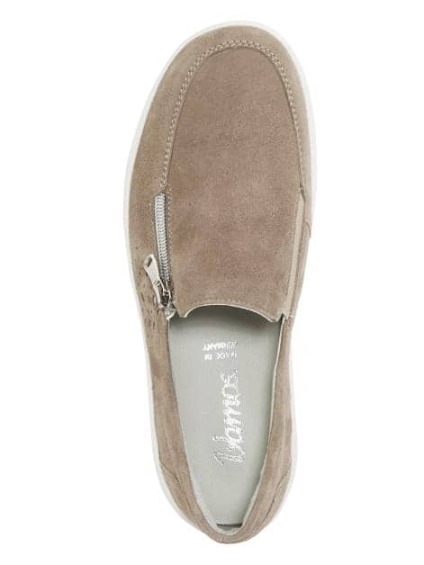 Slipper mit seitlichem Reißverschluss