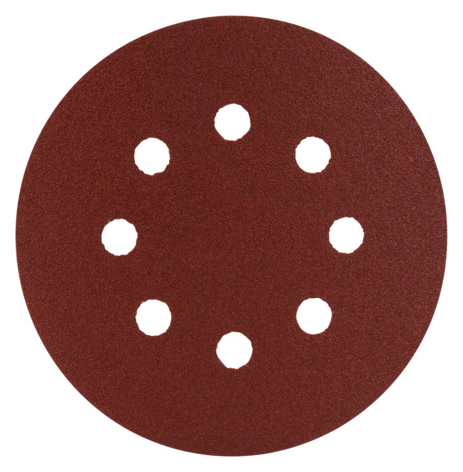 Makita Zubehör P-43664 Schleifscheibe 125 mm K120 Roter Klettverschluss 50 Stück